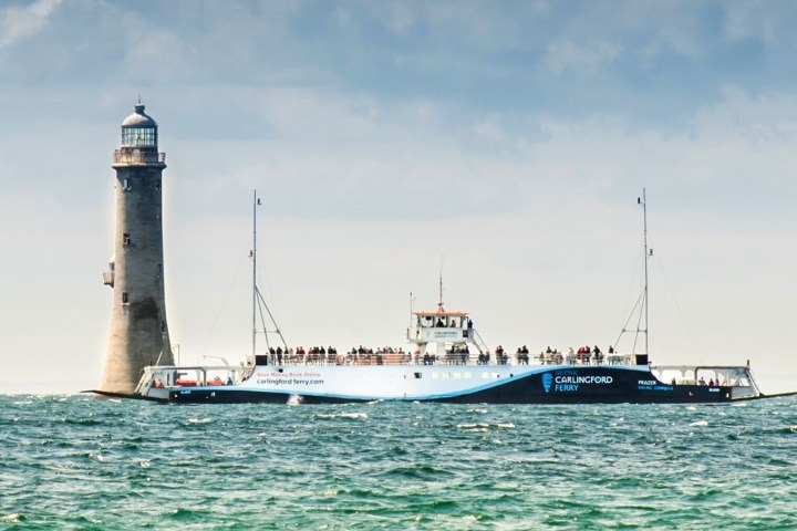 a large ship in a body of water